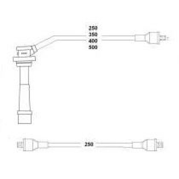 HELLUX 3477 Buji Kablosu Vitara 88-95 1,6 5K 