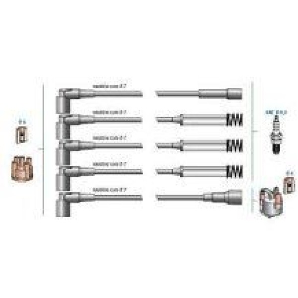 HELLUX LPG.3246 Buji Kablosu Astra F Vectra A 93-95 1.8İ Lpglı