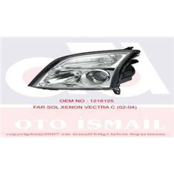 HELLA 1EL008321-71 Far Sol - Sinyal Vectra C 02- Sıgnum 03- Xenon