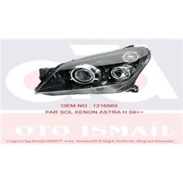 HELLA 1EL008700-311 Far Sol - Sinyal Astra H 04- Xenon Ds2-H7
