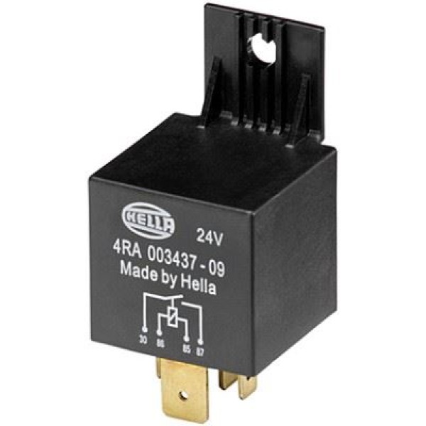 HELLA 4RA003437091 Röle 24V 60A 4 Fişli 
