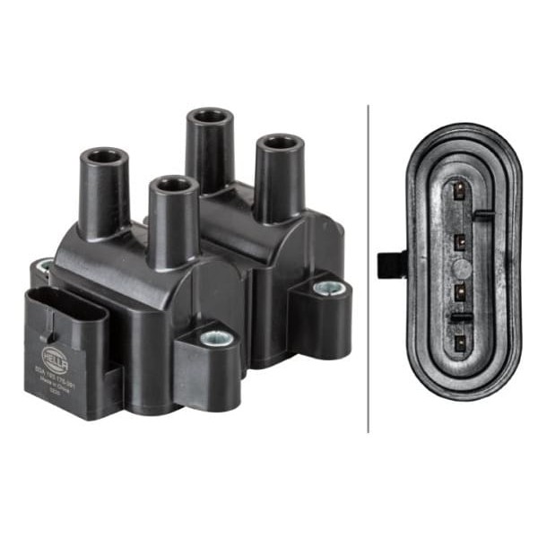 HELLA 5DA193175391 Ateşleme Bobini Logan Sandero CLIO II 1.2 1.4 1.6 96- K7J K7 