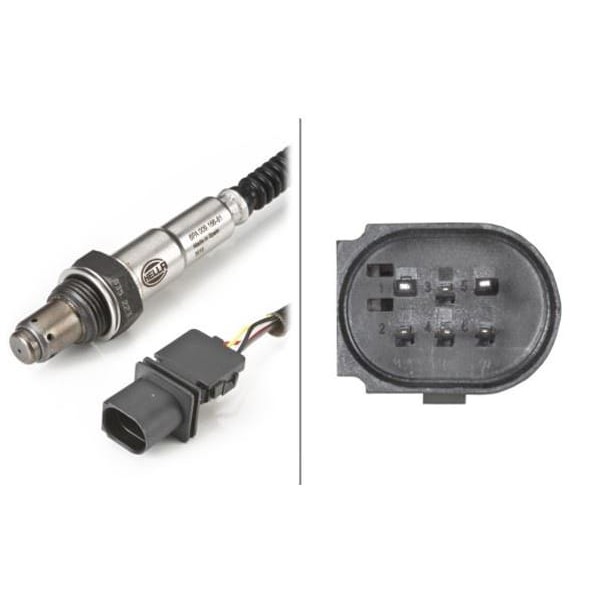 HELLA 6PA009166811 Lambda Sensör Mercedes Benz Mercedes Benz 11787539123-11787539124-11787540168-161