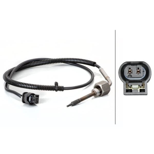 HELLA 6PT014494471 Egzoz Gazı Sıcaklık Sensörü Mercedes 