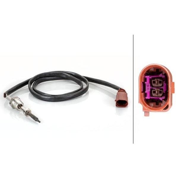 HELLA 6PT014495121 Egzoz Gazı Sıcaklık Sensörü VW VW