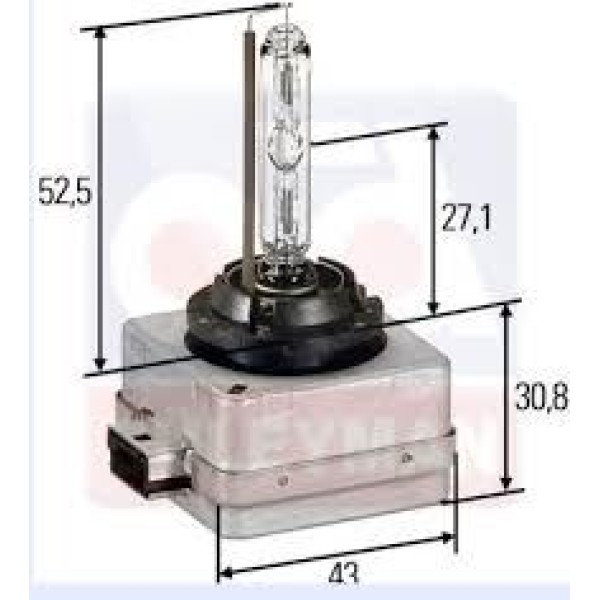 HELLA 8GS009028-311 Ampül Xenon D3S 35W Bm Bm 