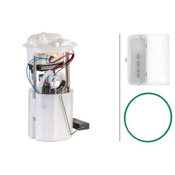 HELLA 8TF358106011 Yakıt Pompası Komple Fiat Fiat 1-228235106001Z-986580947-986580386-46798695-98658