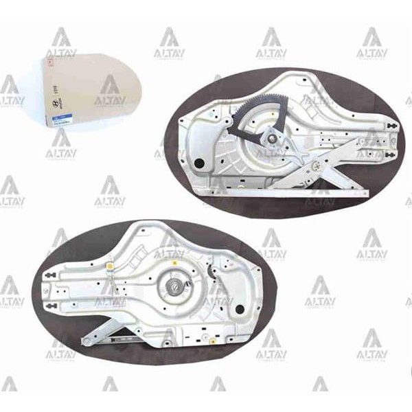 MOBIS 824022D010 Cam Krikosu Elantra Elektrikli 01= Ön Sağ