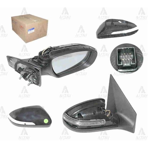 HMC 87620-C8080 Dış Dikiz Aynası Sağ İ20 15-18 Elk. Katlanır 8 Fişli