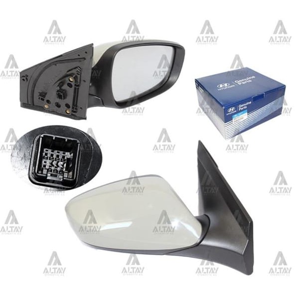 MOBIS 876201R110 Dış Dikiz Aynası Sağ Elektrikli Isıtmalı Accent Blue 11- Sinyalsiz