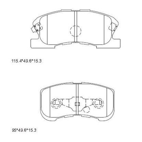 HITEC 10014 Ön Balata Sırıon -05Yrv 02- (D0034)