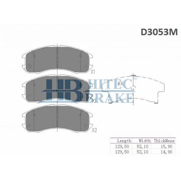 HITEC 10090 Ön Balata 323 99-02Famılıa 99-02 (D3109) 