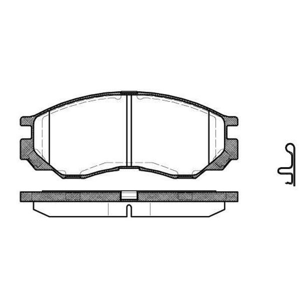 HITEC 10116 Ön Balata L200 99-05 