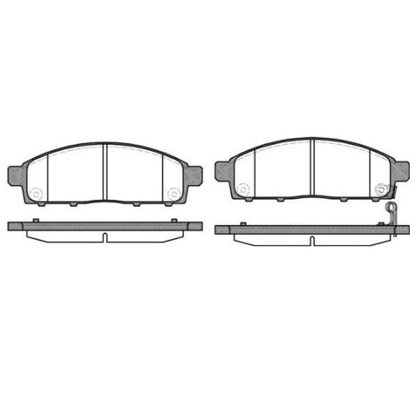 HITEC 10119 Ön Balata L200 07-14L200 15-Pajero 08- (D6128)