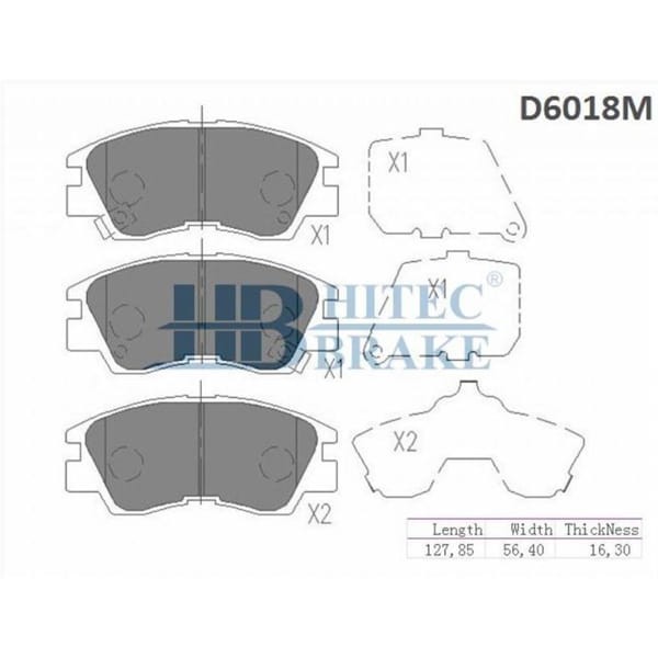 HITEC 10120 Ön Balata L300 94-L200 94-00Pajero 90-93 2,5(D6018Mmb500812)