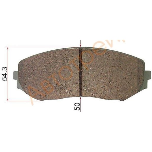 HITEC 10182 Ön Balata Vitara 06- (D904455200-65J11) 