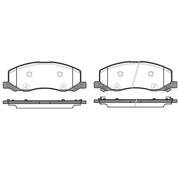 HITEC 10224 Ön Balata Insignia 08-Saab 9-5 10- (18 Jant) 