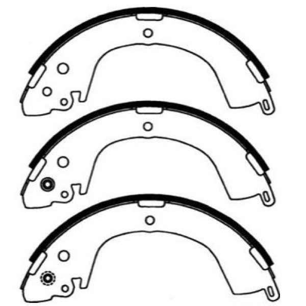 HITEC 20071 Arka Balata L200 00-06 4×4 (K74T) (Kampana) (K-6718)