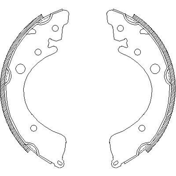 HITEC 20090 Arka Balata Vitara 88-98 3Kapı 1.6Benzinli 