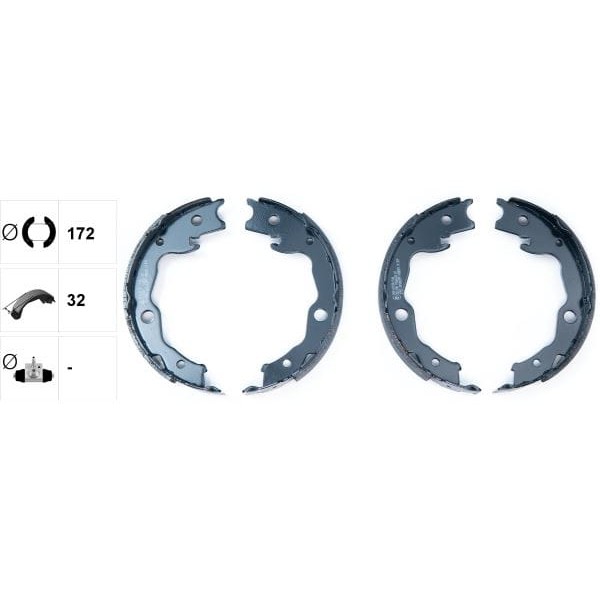 HITEC 20119 Arka Balata Koleos 13-Juke 10-Qashqai X-Traıl 07-Rav4 08-Lexus 09- (172×32) 