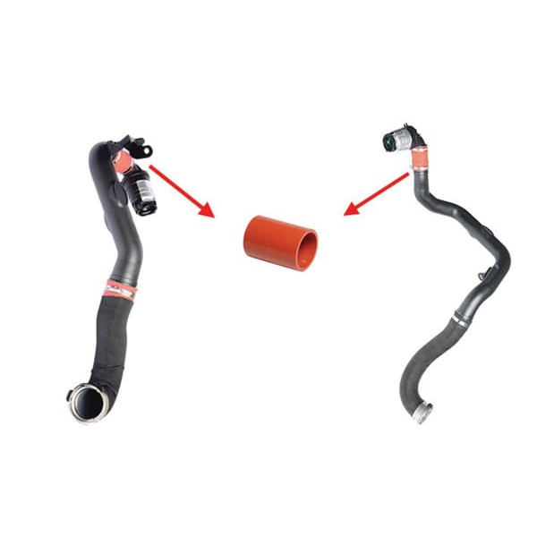 IBRAS 12760 Turbo Borusu Küçük Silikon Master III Movano B 2.3 DCI 52Mmx9Cm 