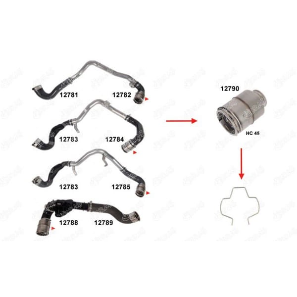 IBRAS 12792 Turbo Borusu Segmanı