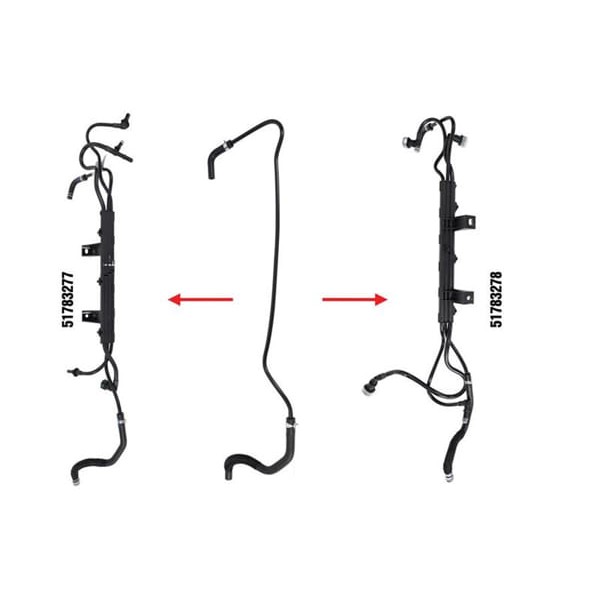 IBRAS 14612 Yakıt Borusu Braket Hariç Doblo 1.3 Multıjet 