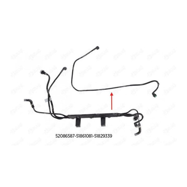 IBRAS 14722 Yakıt Borusu Braket Hariç Euro 5 Doblo 1.3 D Multijet 10 