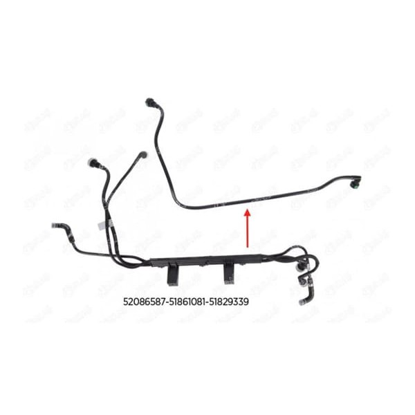 IBRAS 14723 Yakıt Borusu Braket Hariç Euro 5 Doblo 1.3 D Multijet 10 