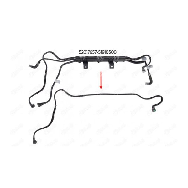 IBRAS 14724 Yakıt Borusu Braket Hariç Euro 5 Doblo 1.3 D Multijet 13 