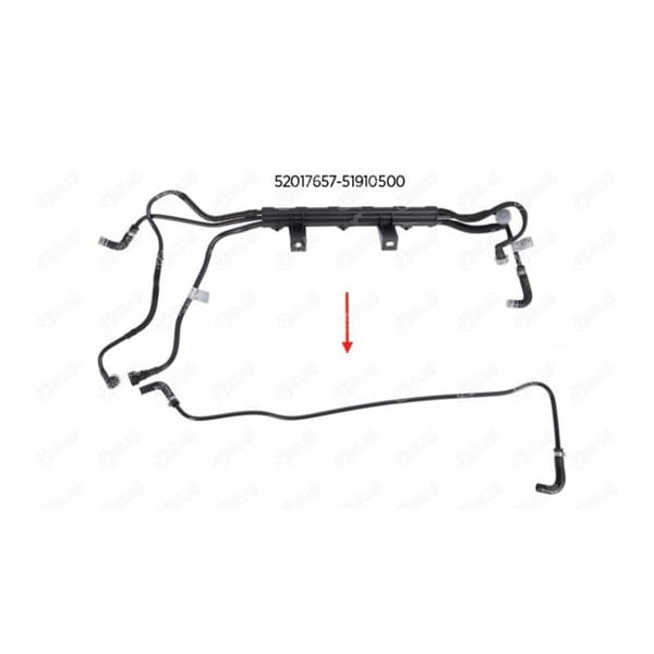 IBRAS 14725 Yakıt Borusu Braket Hariç Euro 5 Doblo 1.3 D Multijet 13 