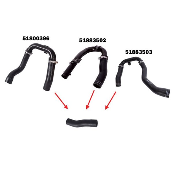 IBRAS 15408 Turbo Hortumu Linea 07- 1.3 Jtd Küçük Metal Boru Harıç 