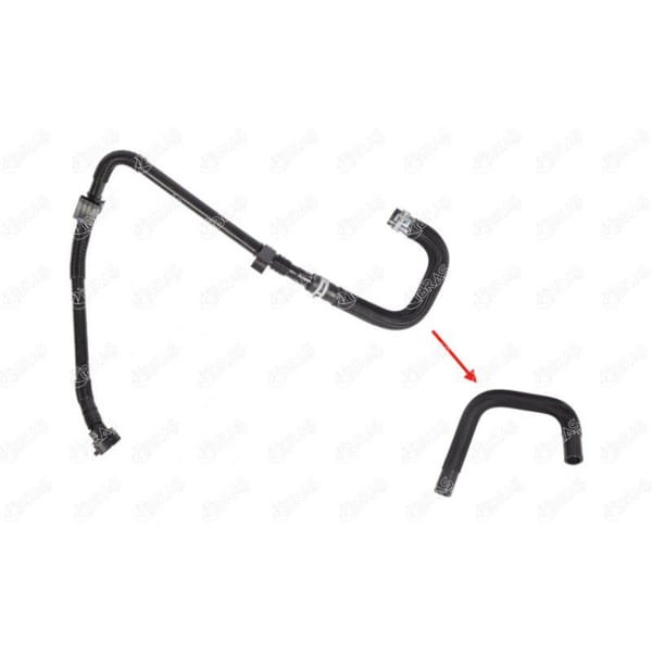 IBRAS 17510 Turbo Hortumuplastik Boru Hariçok İle Gösterilen Küçük Hortum Fiat Ducato 