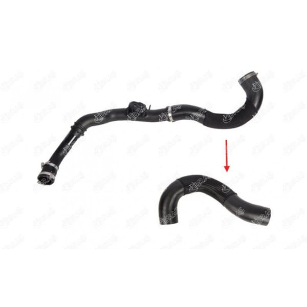 IBRAS 19524 Turbo Hortumu Plastik Boru Hariç Ok Ile Gosterılen Büyük Hortum Ford Transit Custom V 36 