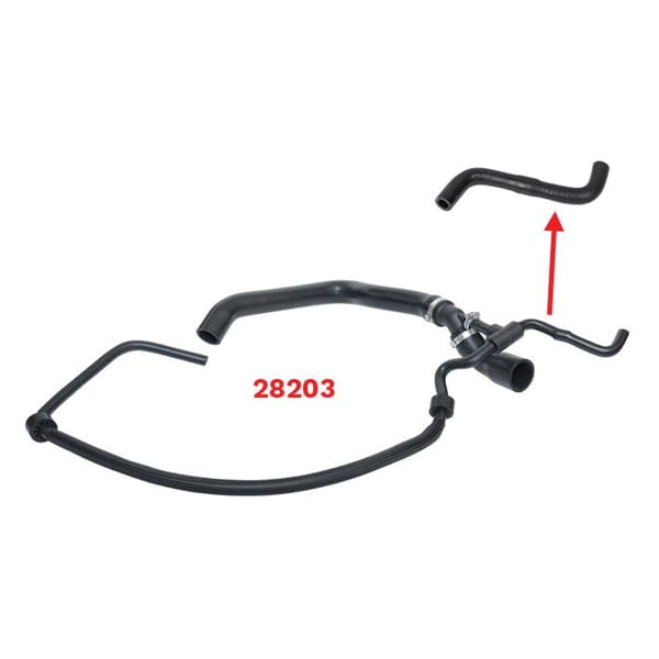 IBRAS 28164 28203 Radyatör Üst Hortumunun - İnce Hortumun Uç Kısmı - VW Lt35-Volt 2.5 (N173)