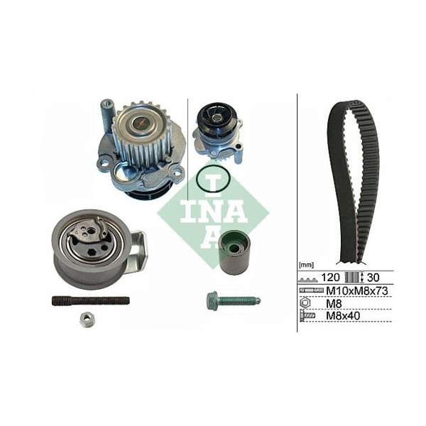 INA 530017730 Triger Eksantrik Gergi Seti Devirdaimlı Bora 98-01 Golf IV 98-01 Passat 98-00 A6 00-05