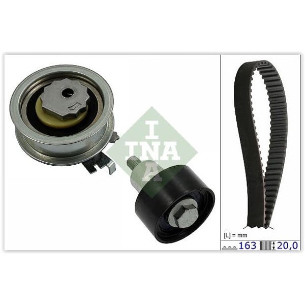 INA 530059211 Triger Seti-1,0/1,2/1,4 Tsı (VW Polo 15-18 Audi A3 13-16 Skoda Fabia 15-) Cyvd-Cyvb-Cz 