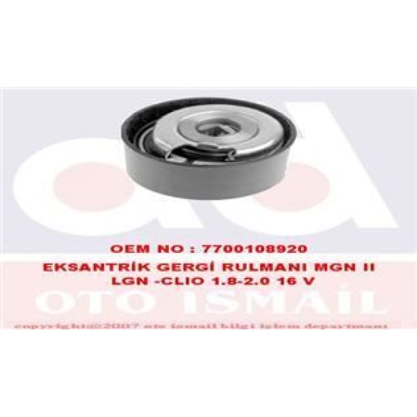 INA 531063030 Triger Eksantrik Gergi Rulmanı Laguna I 1.8 16V F4P 2.0 16V F4R 