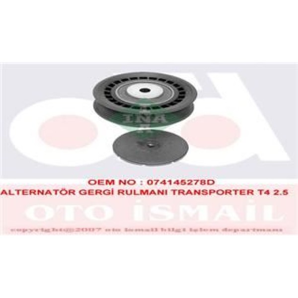 INA 531073310 V Kayış Gergi Rulmanı Transporter T4 90-03 2.4D 2.5 TDI Aja Ajt Acv 