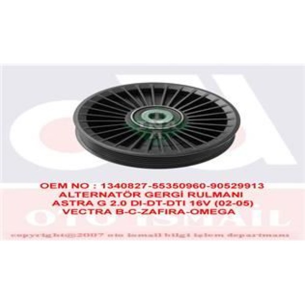 INA 532010810 V Kayış Gergi Rulmanı Astra G Vectra B C 2.0 Dtı 16V X20Dtl Y20Dth 2.2 Dtı 16V Y22Dtr