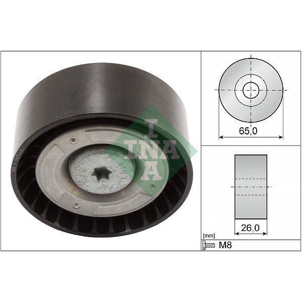 INA 532057110 V Kayış Gergi Rulmanı Mercedes W204 2207 C180 C200 11-