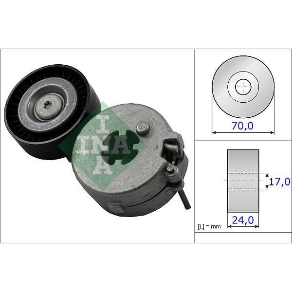 INA 534033310 Alternatör V Kayış Gergi Rulmanı Kütüklü Transporter T5 Amarok A6 2.0Tsı 11- A4 A5 1.8 