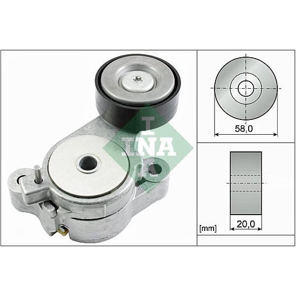 INA 534039610 V Kayış Gergi Rulmanı Golf VI Jetta III IV Touran / A1 09- 1.4 Tsı 