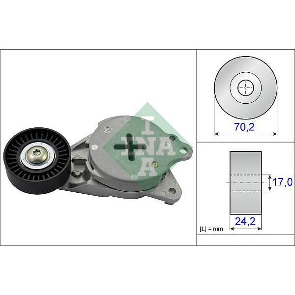 INA 534040810 V Kayış Gergi Rulmanı Corolla Auris 07-11 Yaris 06-11 1.4 D4D 