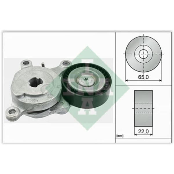 INA 534057510 Alternatör V Kayış Gergi Rulmanı Kütüklü Mercedes A180-A200 12- A250 12-15