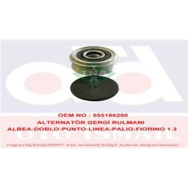 INA 535015110 Alternatör Rulmanı Linea Doblo Fiorino Idea Punto Grande Punto / Astra H Corsa C D Com