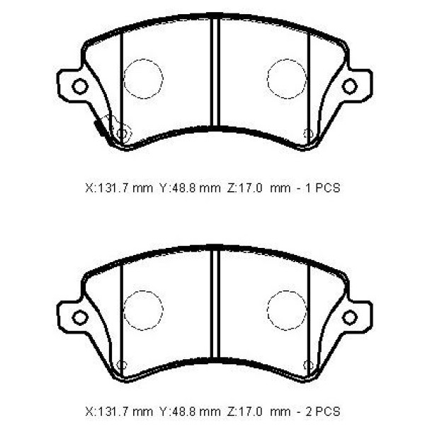 IOTO 10101-30204 Fren Balata Takımı Ön Şimli Corolla 1.4/1.6 Vvtı 1.4 D4D 2002-2006 