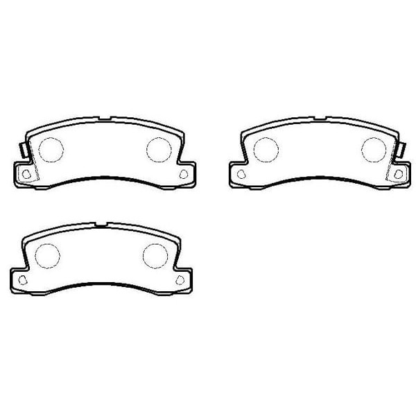 IOTO 10101-30205 Fren Balata Takımı Arka Şimli Corolla 1.4/ 1.6 Vvtı 2000-2002 Avensis 1998- 