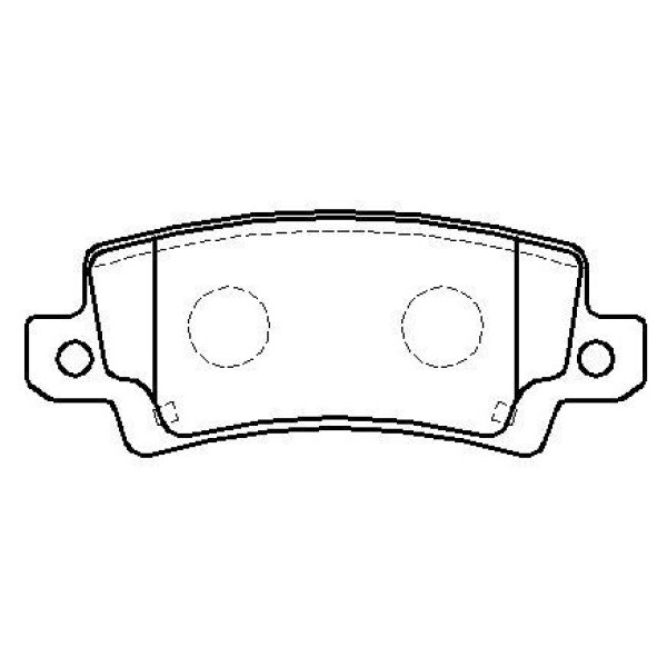 IOTO 10101-30209 Fren Balata Takımı Arka Şimli Corolla Vvtı / D4D 2002-2006 