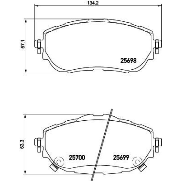 IOTO 10102-30201 Fren Balata Ön Şimli Corolla 13- Wva25698 